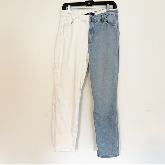 Hollister Denim - Hollister Ultra High Rise Mom Jeans Two Tone size 13